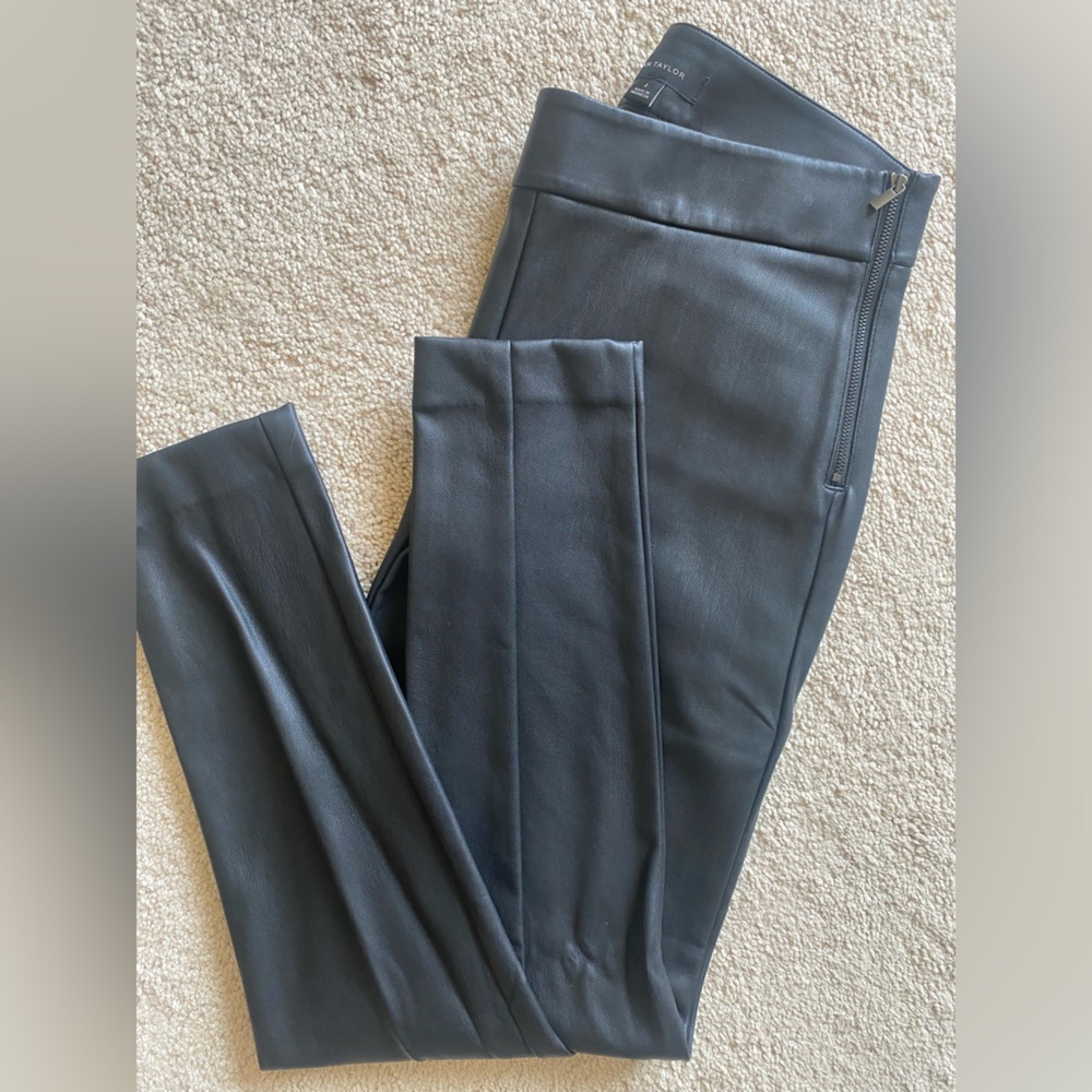 Ann Taylor Leather Pants Sz 2